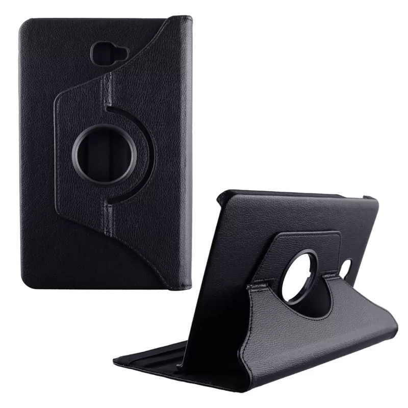 VOLTE-TEL LEATHER BOOK ROTATING STAND ΘΗΚΗ SAMSUNG TAB A T580 10.1in BLACK