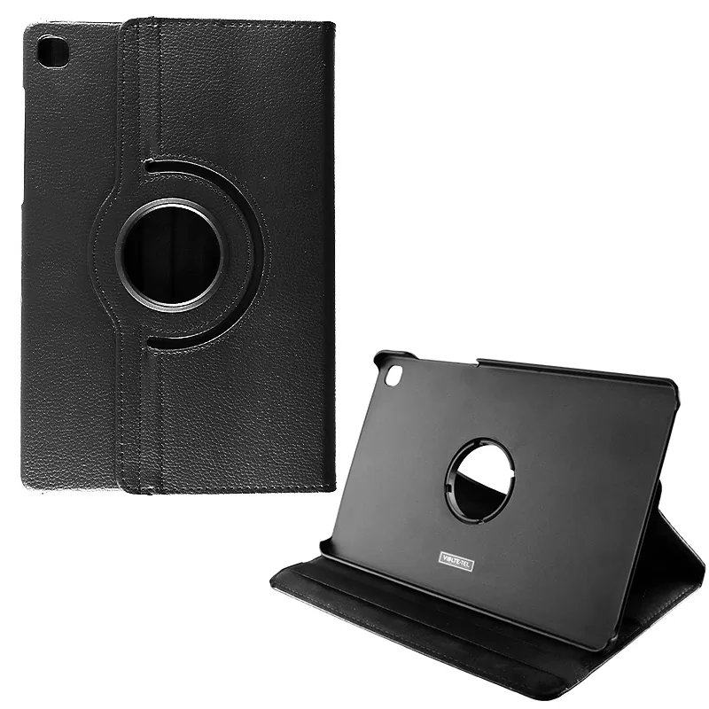 VOLTE-TEL LEATHER BOOK ROTATING STAND ΘΗΚΗ SAMSUNG P610/P613/P615/P619 TAB S6 LITE 10.4in BLACK
