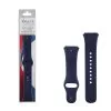 VOLTE-TEL VT128 ΛΟΥΡΑΚΙ ΡΟΛΟΓΙΟΥ ΣΙΛΙΚΟΝΗΣ XIAOMI REDMI WATCH 3 ACTIVE DARK BLUE