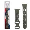 VOLTE-TEL VT129 ΛΟΥΡΑΚΙ ΡΟΛΟΓΙΟΥ ΣΙΛΙΚΟΝΗΣ XIAOMI REDMI WATCH 4/SMART BAND 8 PRO SPORT KHAKI-BLACK