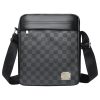 NSP N113 CHECKERED ΤΣΑΝΤΑΚΙ ΩΜΟΥ/ΧΙΑΣΤΙ 4.5L ΔΕΡΜΑΤΙΝΟ BLACK