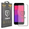 IDOL 1991 TITANIUM TEMPERED GLASS IPHONE 8/7 PLUS 5.5in 9H 0.25mm  SEMI CURVED FULL GLUE BLACK