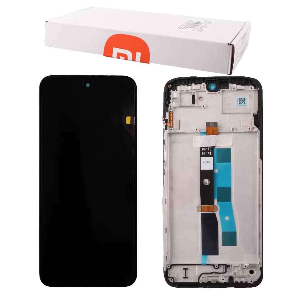 XIAOMI REDMI 15 5G ΟΘΟΝΗ + TOUCH SCREEN + LENS + FRAME 56002600O1900 BLACK ORIGINAL SERVICE PACK