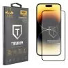 IDOL 1991 TITANIUM TEMPERED GLASS IPHONE 14 PRO MAX 6.7in 9H 0.25mm SEMI CURVED FULL GLUE BLACK