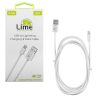 LIME LIGHTNING LONG TO USB 2.4A ΦΟΡΤΙΣΗΣ-DATA 2m LUL02 WHITE