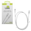 LIME LIGHTNING LONG TO USB-C TYPE C 4.0A ΦΟΡΤΙΣΗΣ-DATA 1m LCL03 30W WHITE