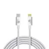LIME LIGHTNING TO USB-C 3.4A ΦΟΡΤΙΣΗΣ-DATA DURABLE BRAIDED 1m LBCL01 30W WHITE BULK