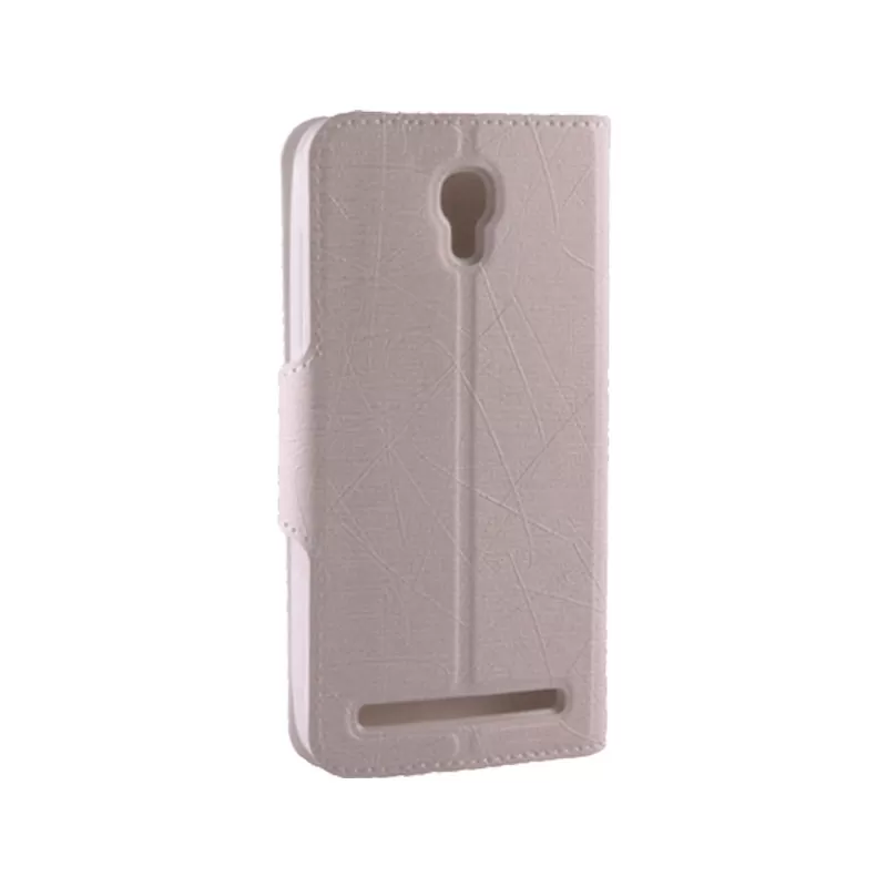 VOLTE-TEL LEATHER-TPU BOOK STAND ΘΗΚΗ ALCATEL IDOL 2 MINI 6036Y LINE WHITE - Image 2