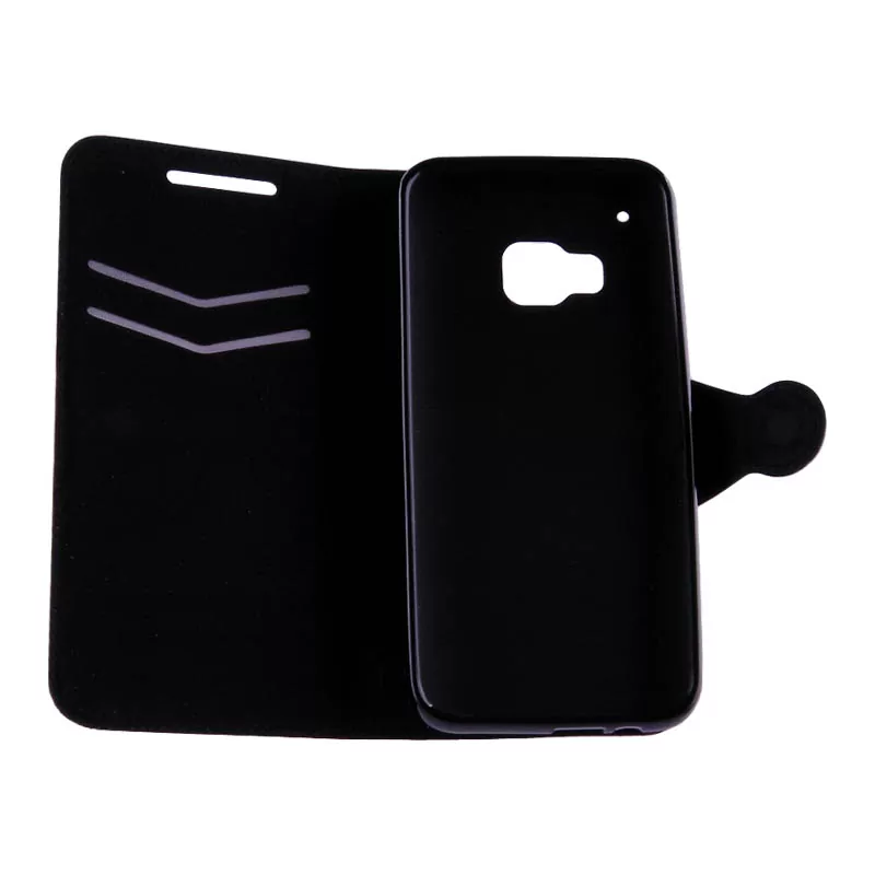 VOLTE-TEL LEATHER-TPU BOOK STAND ΘΗΚΗ HTC ONE M9 LINE BLACK - Image 2
