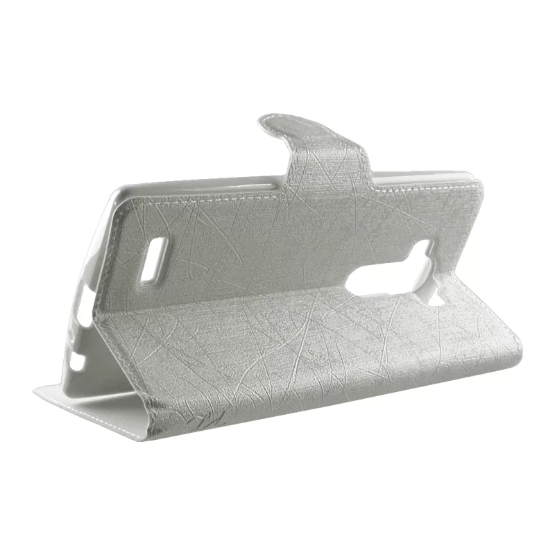 VOLTE-TEL LEATHER-TPU BOOK STAND ΘΗΚΗ LG G4 H815 LINE WHITE - Image 2