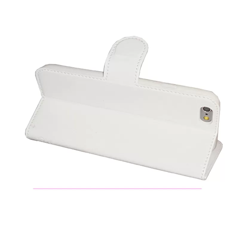 VOLTE-TEL LEATHER-TPU BOOK STAND ΘΗΚΗ IPHONE 6S PLUS/6 5.5in WHITE - Image 4