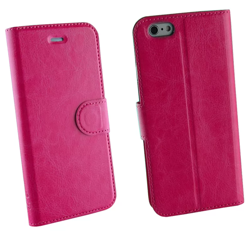 VOLTE-TEL LEATHER-TPU BOOK STAND ΘΗΚΗ IPHONE 6S PLUS/6 5.5in PINK - Image 3