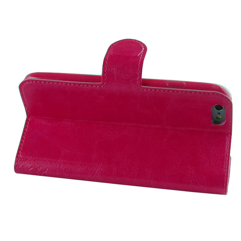 VOLTE-TEL LEATHER-TPU BOOK STAND ΘΗΚΗ IPHONE 6S PLUS/6 5.5in PINK - Image 4
