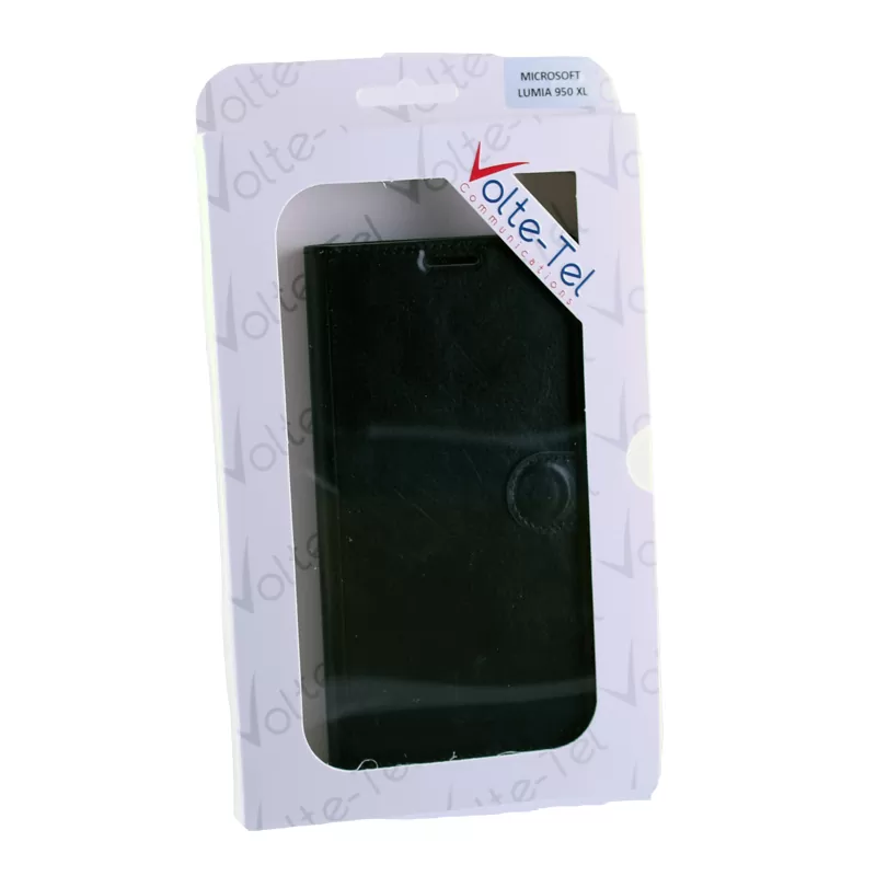 VOLTE-TEL LEATHER-TPU BOOK STAND ΘΗΚΗ MICROSOFT LUMIA 950 XL BLACK - Image 6