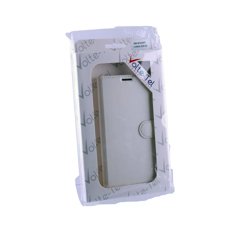 VOLTE-TEL LEATHER-TPU BOOK STAND ΘΗΚΗ MICROSOFT LUMIA 950 XL WHITE - Image 6