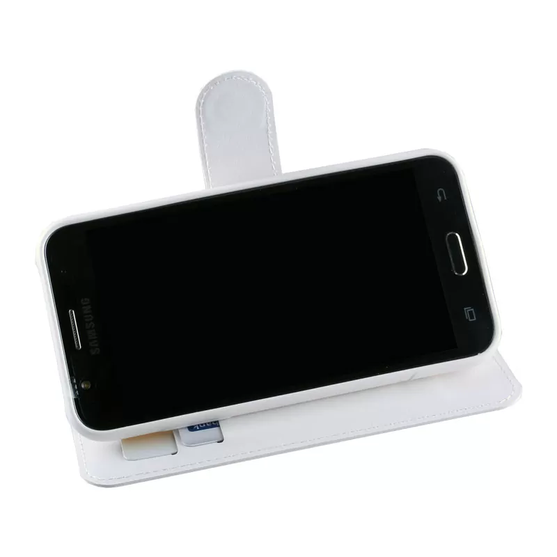 VOLTE-TEL LEATHER-TPU BOOK STAND ΘΗΚΗ SAMSUNG J5 J500 WHITE - Image 2