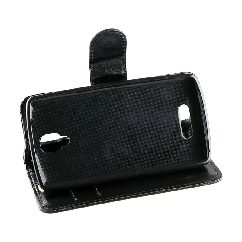 VOLTE-TEL LEATHER-TPU BOOK STAND ΘΗΚΗ LENOVO A1000 BLACK - Image 2