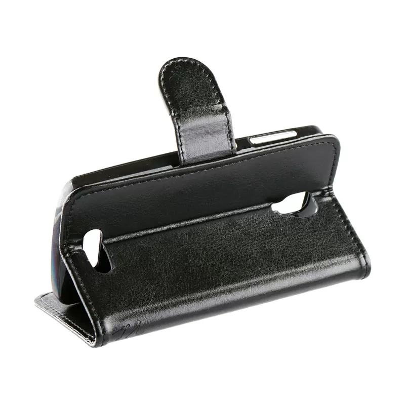 VOLTE-TEL LEATHER-TPU BOOK STAND ΘΗΚΗ LENOVO A1000 BLACK - Image 4