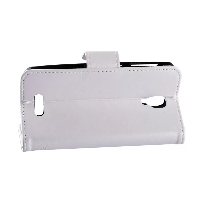 VOLTE-TEL LEATHER-TPU BOOK STAND ΘΗΚΗ LENOVO A1000 WHITE - Image 4