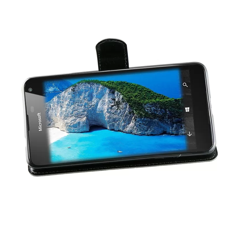 VOLTE-TEL LEATHER-TPU BOOK STAND ΘΗΚΗ MICROSOFT LUMIA 650 5.0in BLACK - Image 7