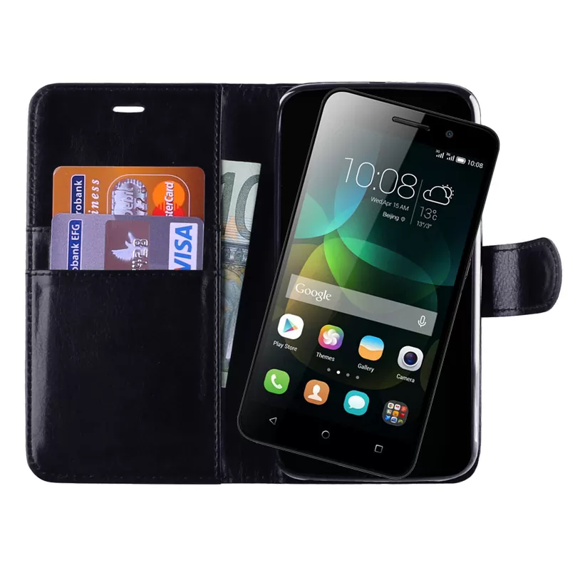 VOLTE-TEL LEATHER-TPU BOOK STAND ΘΗΚΗ HONOR 4C G PLAY MINI BLACK - Image 2