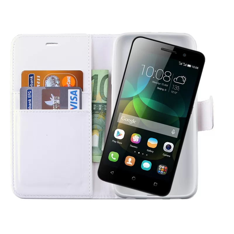 VOLTE-TEL LEATHER-TPU BOOK STAND ΘΗΚΗ HONOR 4C G PLAY MINI WHITE - Image 2