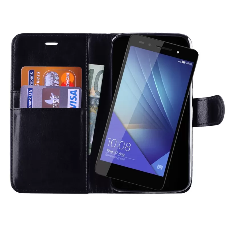 VOLTE-TEL LEATHER-TPU BOOK STAND ΘΗΚΗ HONOR 7 BLACK - Image 2
