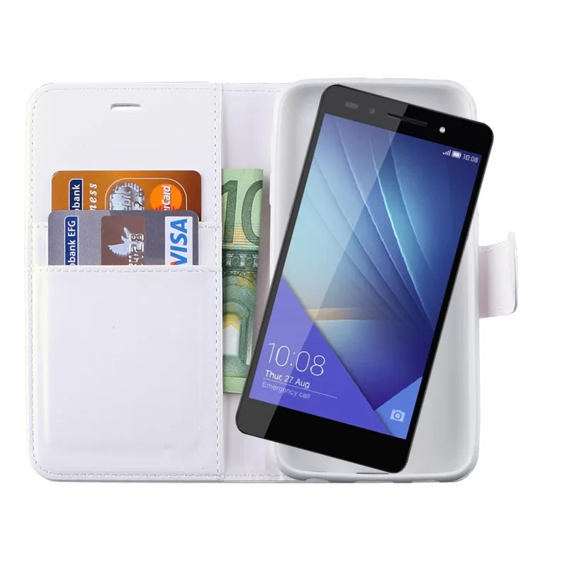 VOLTE-TEL LEATHER-TPU BOOK STAND ΘΗΚΗ HONOR 7 WHITE - Image 2