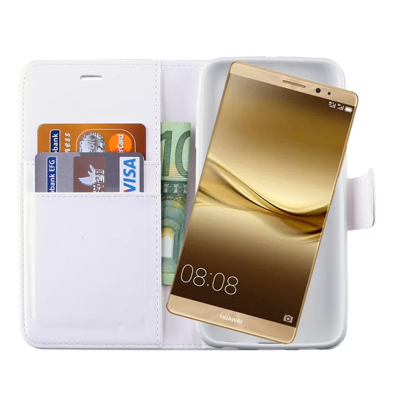 VOLTE-TEL LEATHER-TPU BOOK STAND ΘΗΚΗ HUAWEI MATE 8 WHITE - Image 2