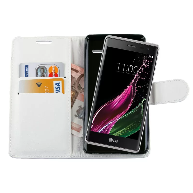 VOLTE-TEL LEATHER PU BOOK-STAND ΘΗΚΗ LG ZERO H650 WHITE - Image 2