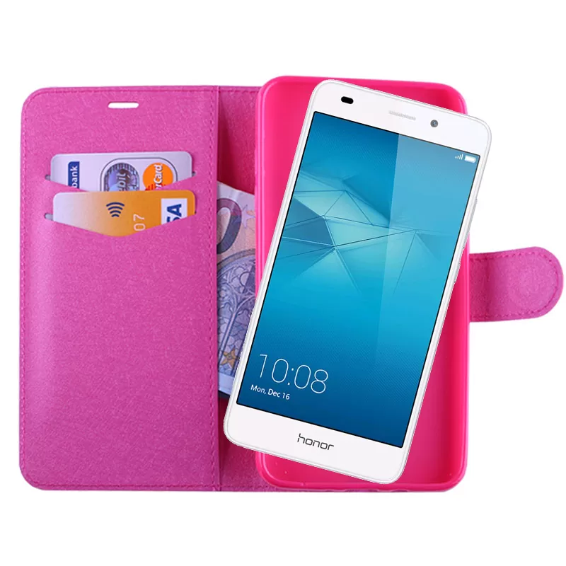 VOLTE-TEL LEATHER-TPU BOOK STAND ΘΗΚΗ HONOR 5C/7 LITE SILK PINK - Image 2