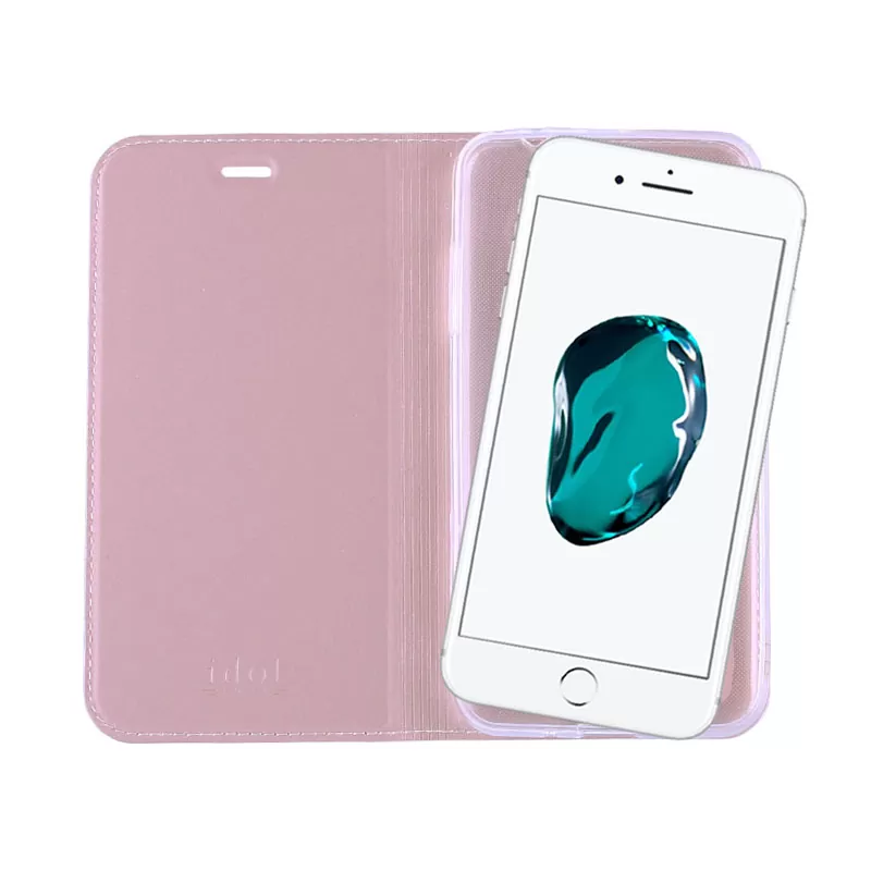 IDOL 1991 PRIME MAGNET BOOK STAND ΘΗΚΗ IPHONE SE 2022/IPHONE SE 2020/IPHONE 8/7 4.7in ROSE GOLD - Image 2