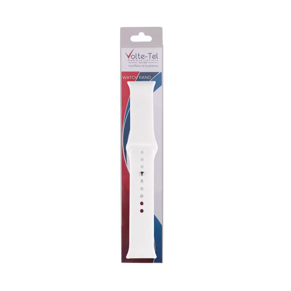 VOLTE-TEL VT150 ΛΟΥΡΑΚΙ ΡΟΛΟΓΙΟΥ ΣΙΛΙΚΟΝΗΣ XIAOMI REDMI WATCH 4/WATCH 5/SMART BAND 8 PRO/SMART BAND 9 PRO WHITE - Image 3