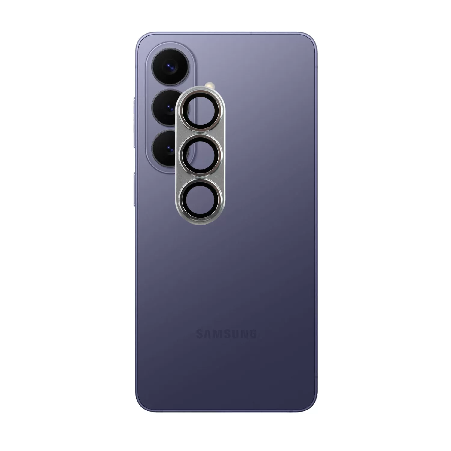 VOLTE-TEL CAMERA GLASS COVER SAMSUNG S26 5G/S26 PLUS 5G 6.3in 9H 0.30MM 3D AR ALUMINIUM-ELECTROPLATING FRAME SILVER - Image 2