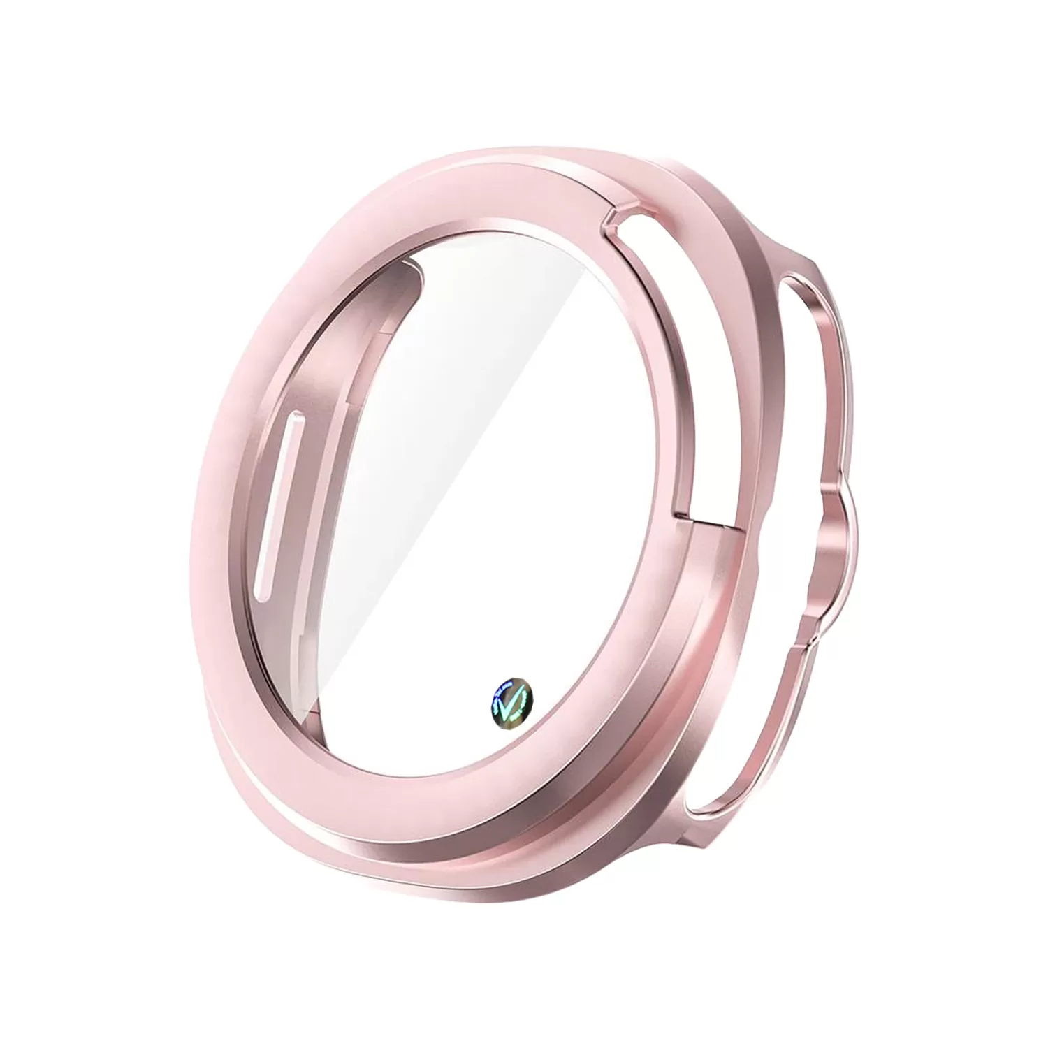 VOLTE-TEL PC EDGE COVER TEMPERED GLASS SAMSUNG GALAXY WATCH 8 CLASSIC 46mm 1.3in 9H 0.30mm 3D FULL GLUE FULL COVER ROSE GOLD - Image 2