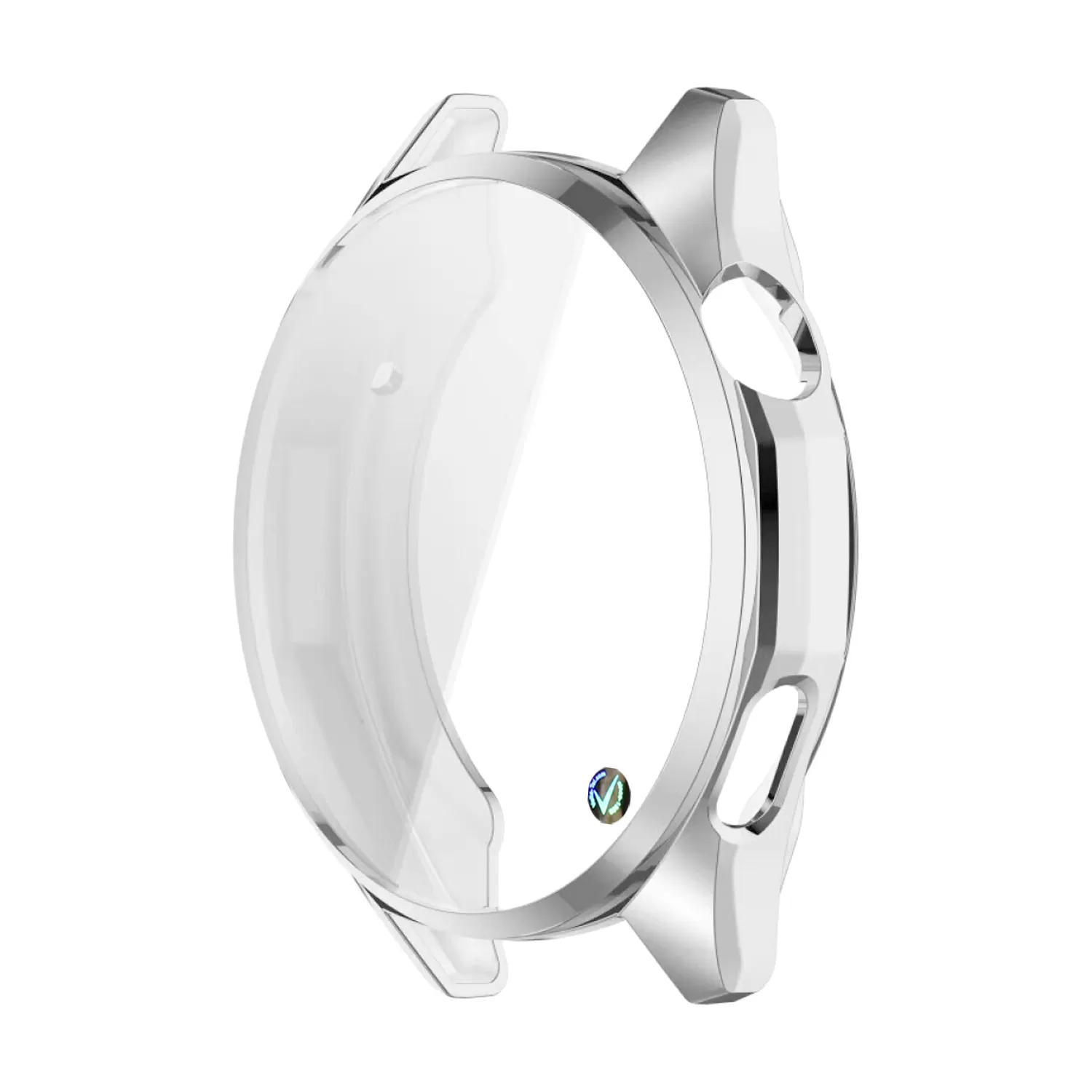 VOLTE-TEL PC EDGE COVER TEMPERED GLASS XIAOMI WATCH 5 47mm 1.54in 9H 0.30mm 3D FULL GLUE FULL COVER SILVER - Image 2