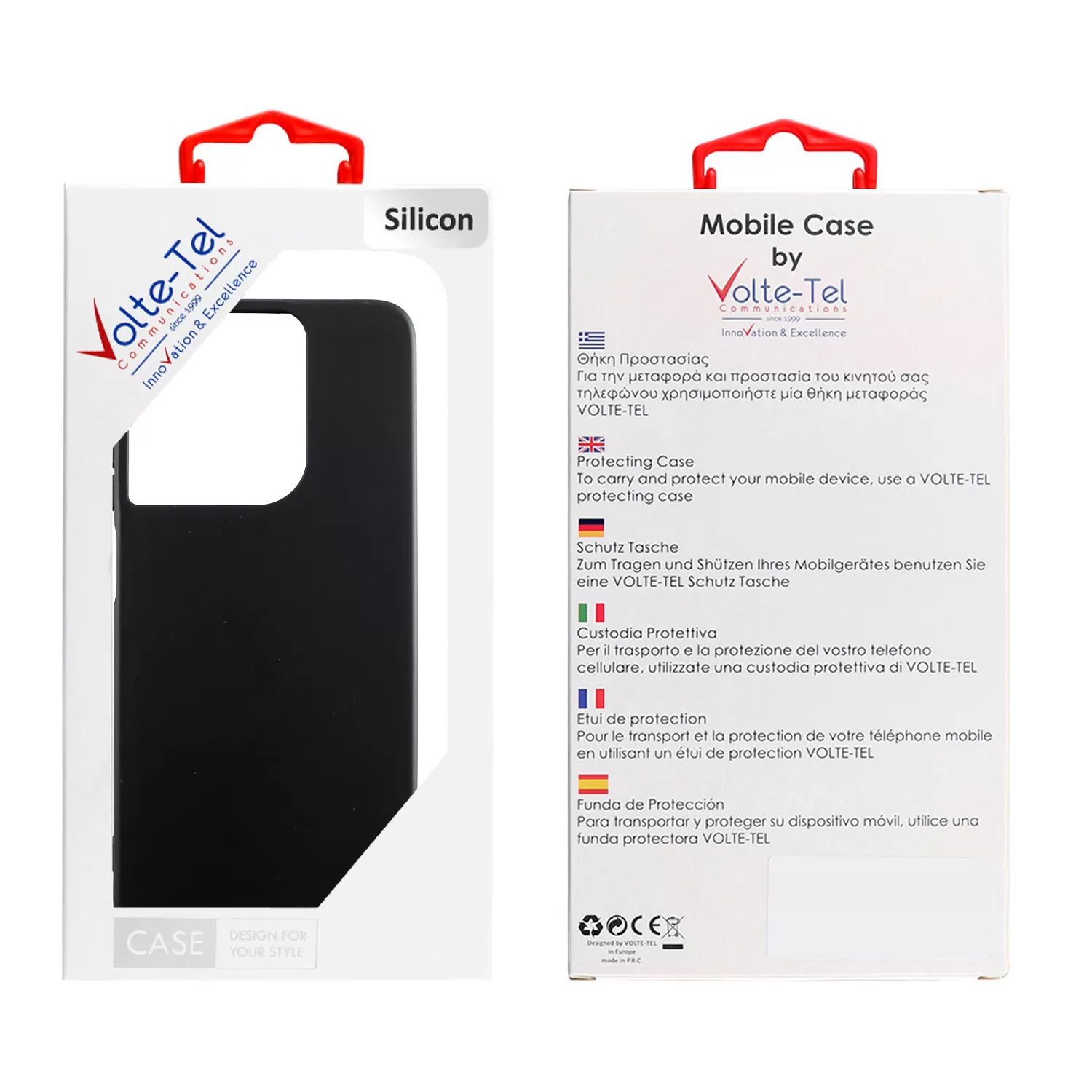 VOLTE-TEL SILICON TPU ΘΗΚΗ MOTOROLA MOTO G17 POWER 5G 6.72in BLACK - Image 5