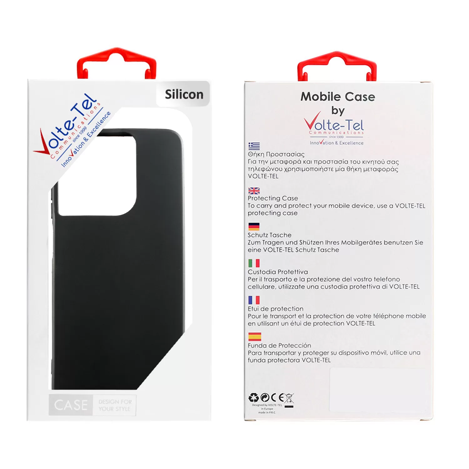 VOLTE-TEL SILICON TPU ΘΗΚΗ MOTOROLA MOTO G17 XT2623-2 6.72in BLACK - Image 5