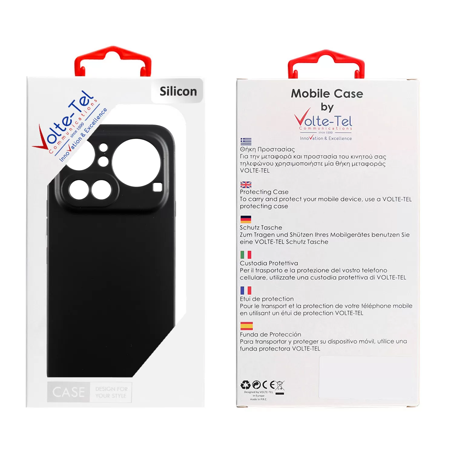 VOLTE-TEL SILICON TPU ΘΗΚΗ NOTHING PHONE 4a PRO 6.83in CAMERA GUARD BLACK - Image 5