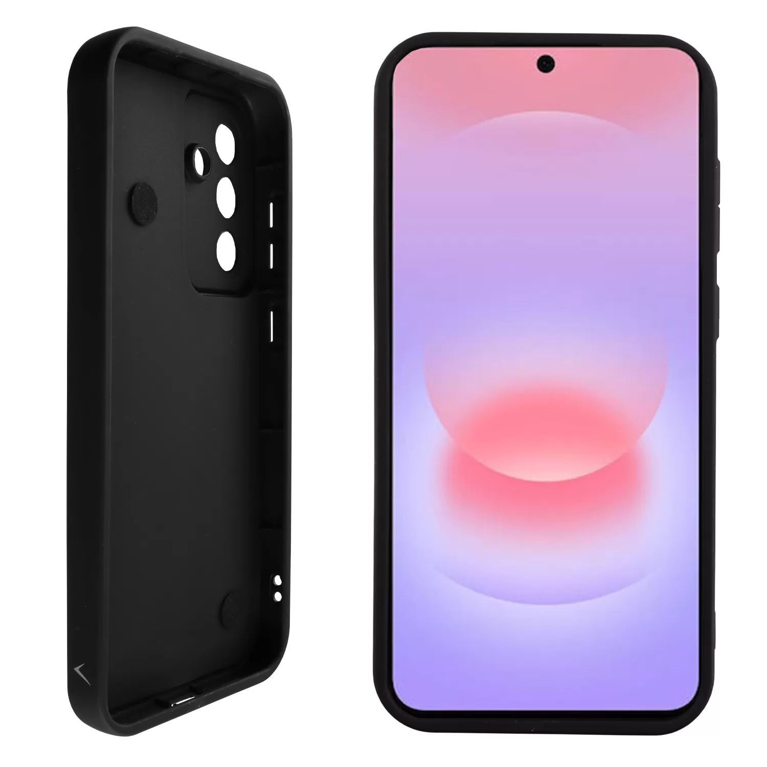 VOLTE-TEL SILICON TPU WITH STRAP ΘΗΚΗ SAMSUNG A37 5G A376 6.7in  FULL CAMERA PROTECTION BLACK WITH BLACK BUTTERFLIES - Image 3