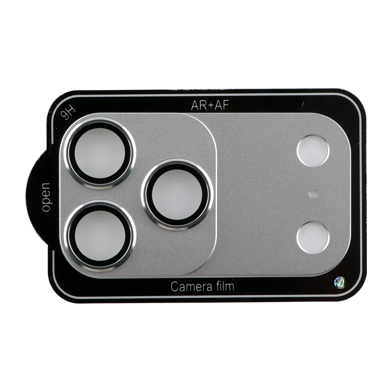VOLTE-TEL CAMERA GLASS COVER IPHONE 17 PRO MAX 6.9in 9H 0.30MM 3D AR ALUMINIUM-ELECTROPLATING FRAME - MAGNETIC SILVER - Image 3