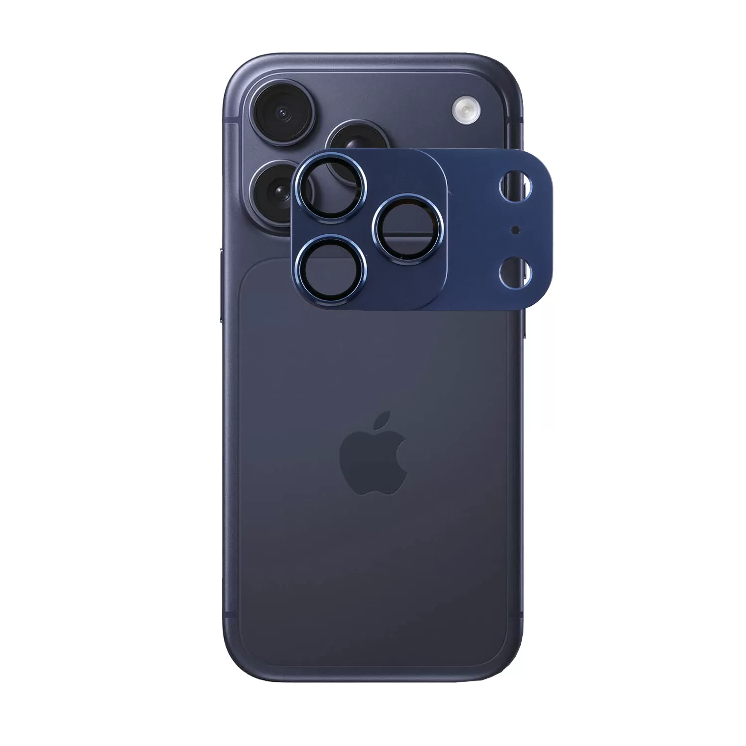 VOLTE-TEL CAMERA GLASS COVER IPHONE 17 PRO 6.3in 9H 0.30MM 3D AR ALUMINIUM-ELECTROPLATING FRAME - MAGNETIC BLUE - Image 2