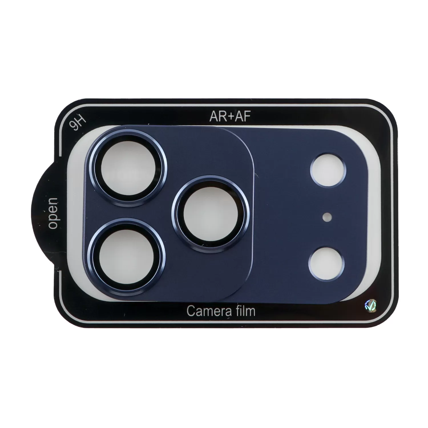 VOLTE-TEL CAMERA GLASS COVER IPHONE 17 PRO 6.3in 9H 0.30MM 3D AR ALUMINIUM-ELECTROPLATING FRAME - MAGNETIC BLUE - Image 3