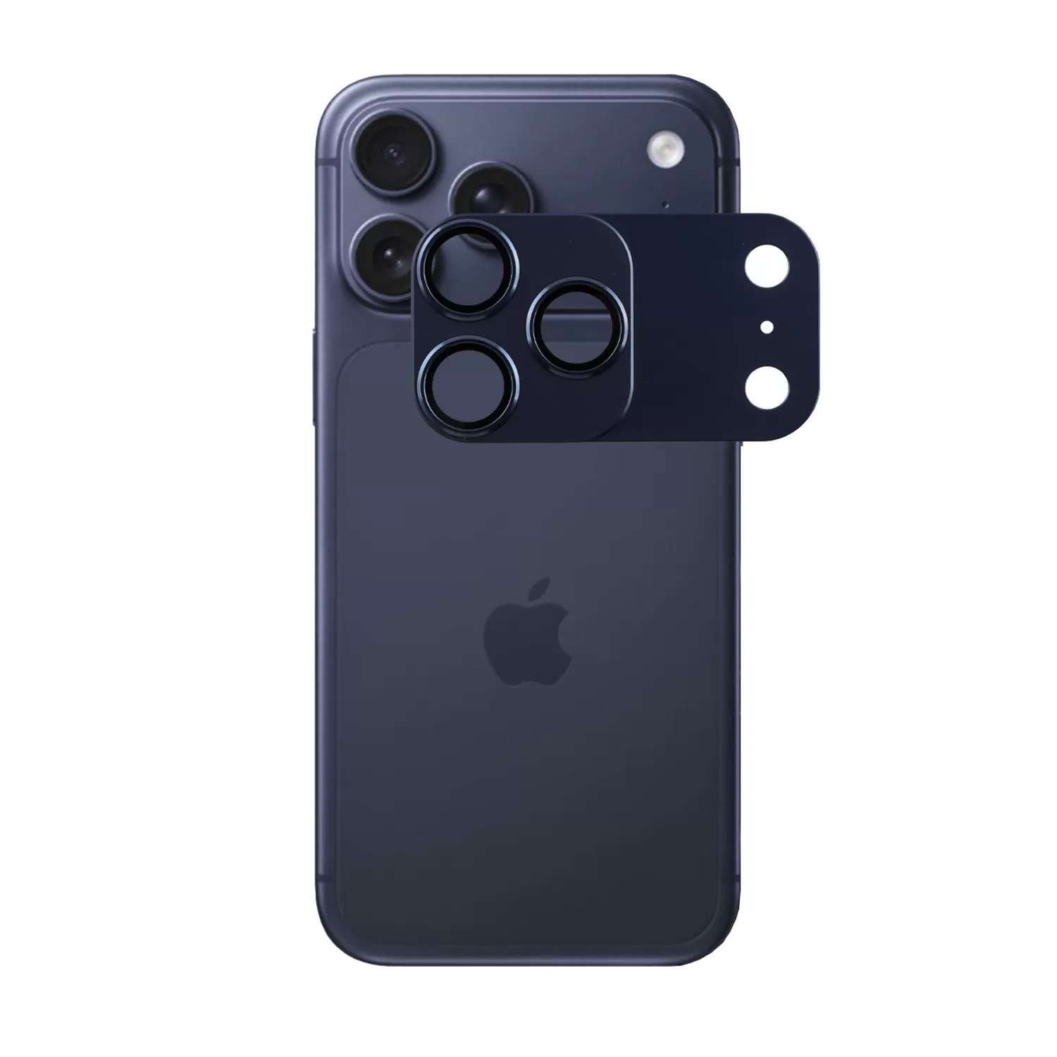 VOLTE-TEL CAMERA GLASS COVER IPHONE 17 PRO MAX 6.9in 9H 0.30MM 3D AR ALUMINIUM-ELECTROPLATING FRAME - MAGNETIC BLUE - Image 2