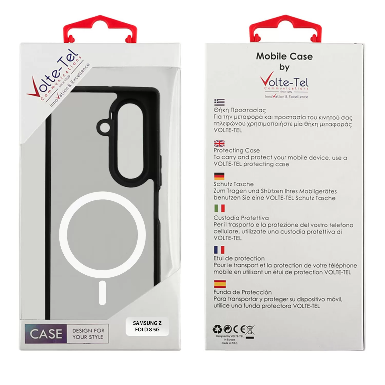 VOLTE-TEL ΘΗΚΗ SAMSUNG Z FOLD 8 5G F971 8.0in MAGSAFE BACK COVER TPU CAMERA GUARD BLACK - Image 5