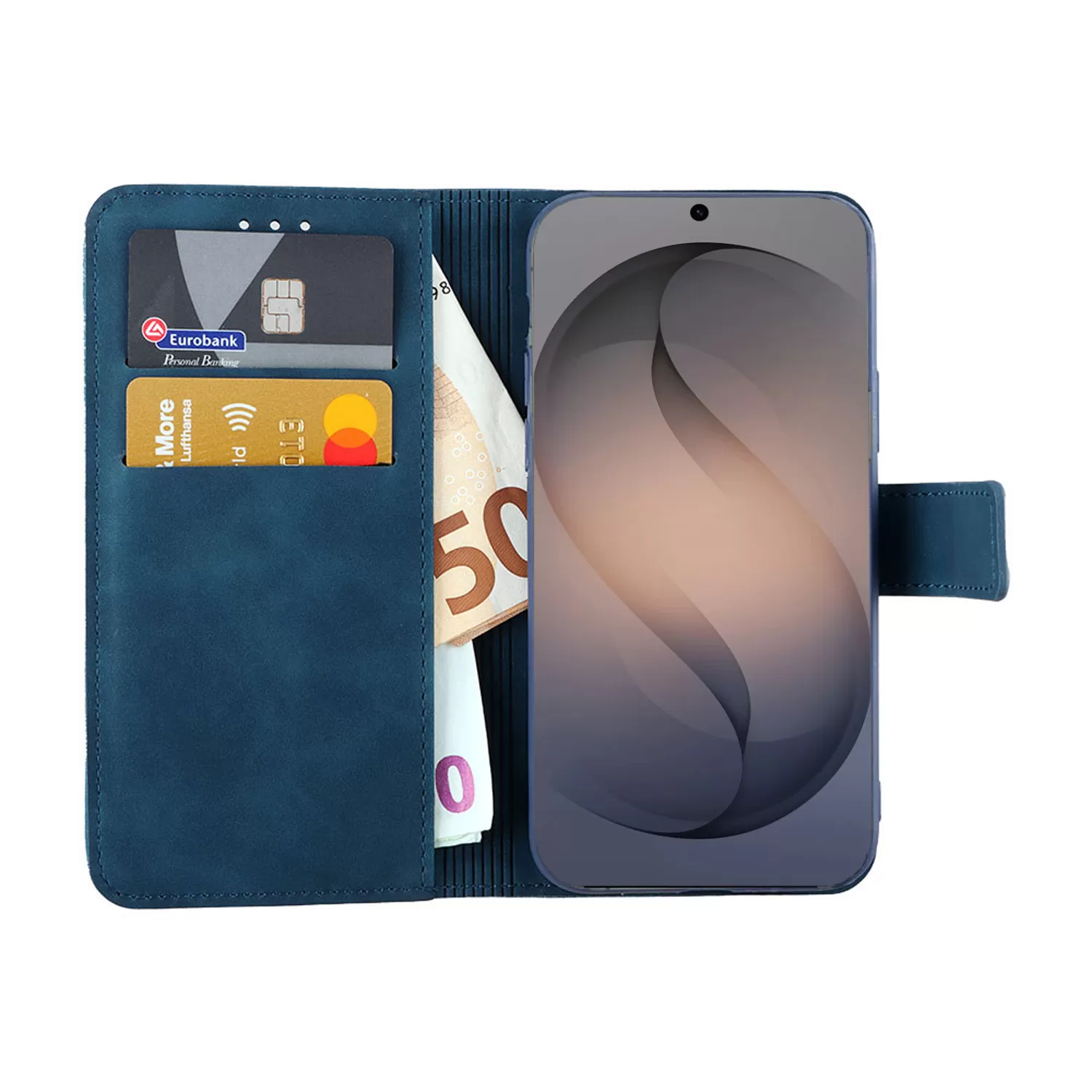 LIME ESSENTIAL ΘΗΚΗ SAMSUNG S26 ULTRA 5G S948 6.9in MAGNET BOOK STAND CLIP DARK BLUE - Image 2