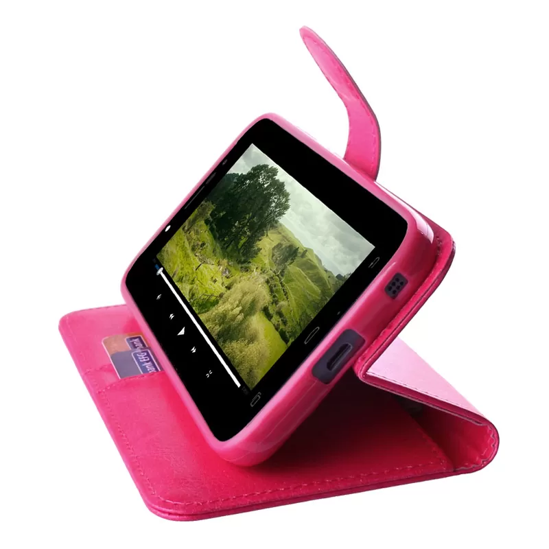 VOLTE-TEL LEATHER-TPU BOOK STAND ΘΗΚΗ LG G5 H850 PINK - Image 4