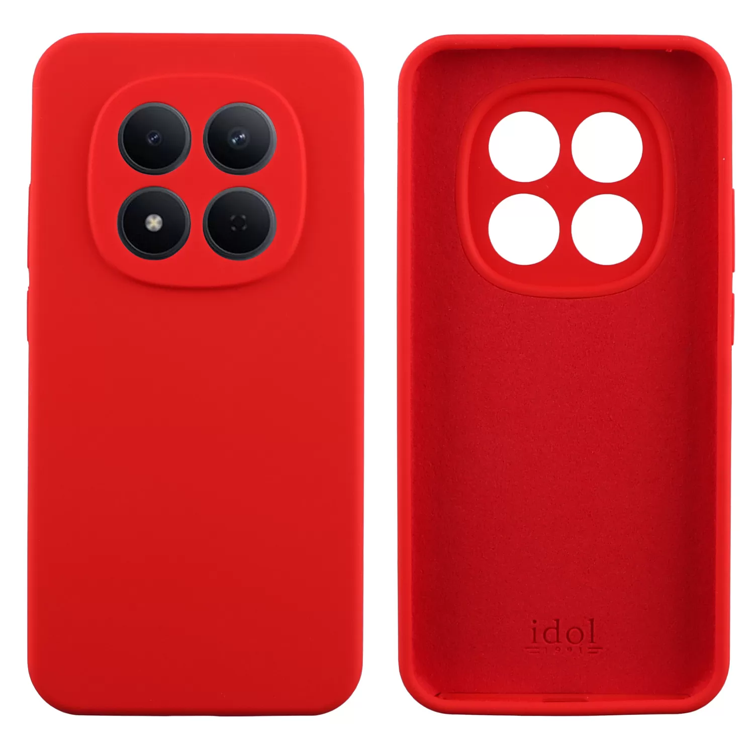 IDOL 1991 VELVET ELITE TPU ΘΗΚΗ XIAOMI REDMI NOTE 15 PRO PLUS 5G/POCO M8 PRO 5G 6.83in 4 SIDE FULL CAMERA PROTECTION RED