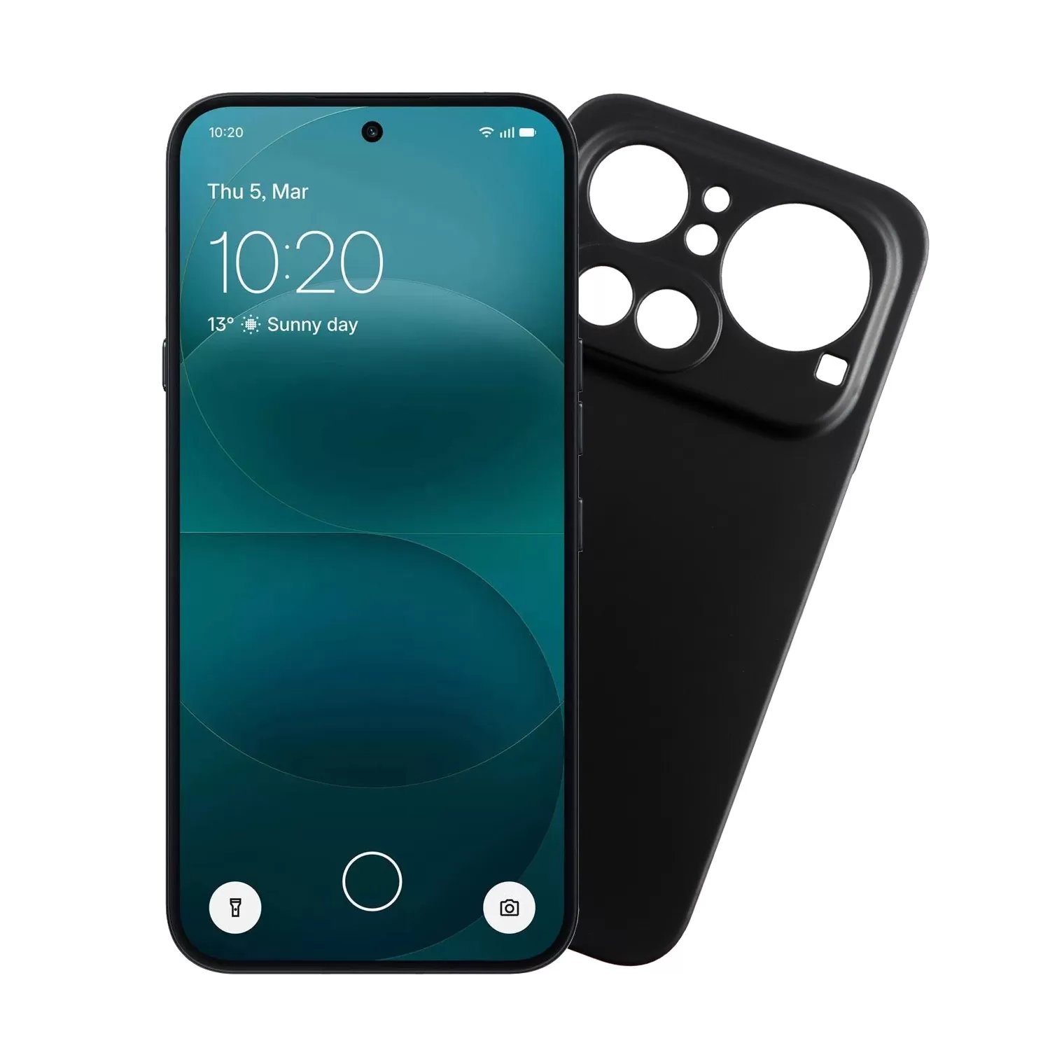VOLTE-TEL SILICON TPU ΘΗΚΗ NOTHING PHONE 4a PRO 6.83in CAMERA GUARD BLACK