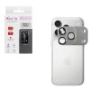 VOLTE-TEL CAMERA GLASS COVER IPHONE 17 PRO 6.3in 9H 0.30MM 3D AR ALUMINIUM-ELECTROPLATING FRAME - MAGNETIC SILVER